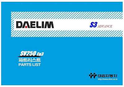 CATALOGO PE�AS S3 250 FI